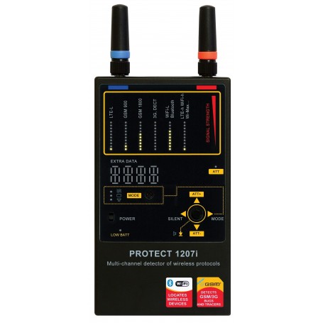 Protect 1207i Detector frequencies professional portable